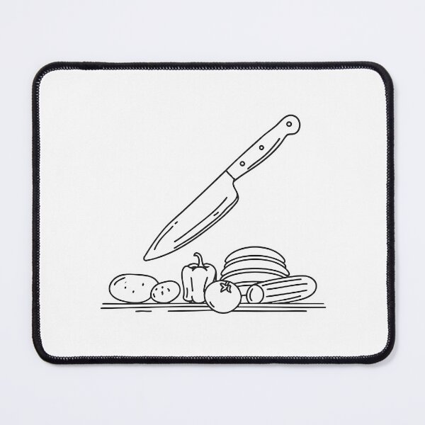 Item preview, A Kitchen Knife Resting Near Peeled Vegetable Scraps designed and sold by micorilote.