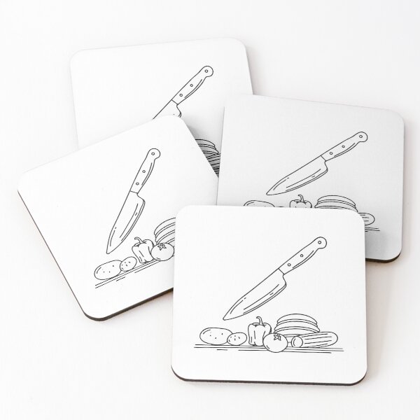Item preview, A Kitchen Knife Resting Near Peeled Vegetable Scraps designed and sold by micorilote.