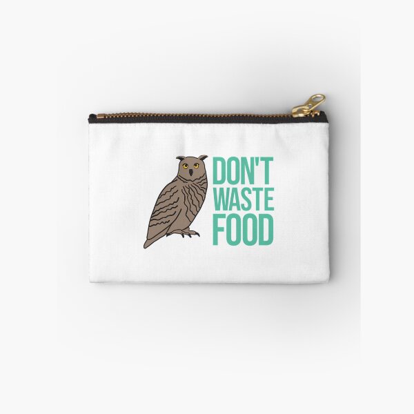 Item preview, Dont Waste Food Owl Design designed and sold by micorilote.