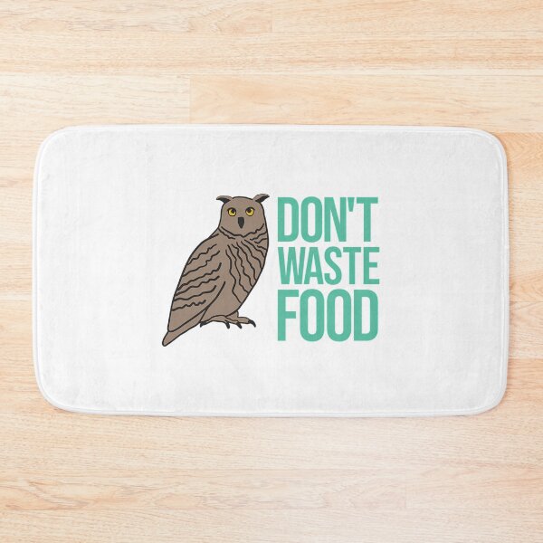 Item preview, Dont Waste Food Owl Design designed and sold by micorilote.