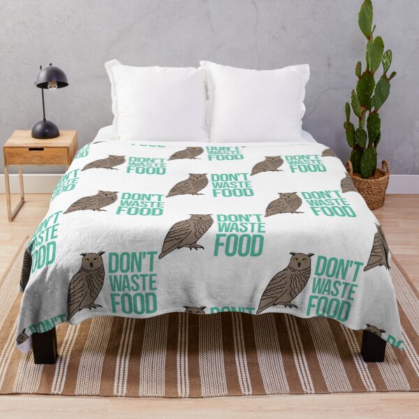 Item preview, Dont Waste Food Owl Design designed and sold by micorilote.