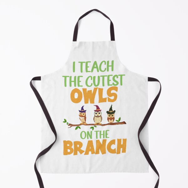Item preview, I Teach the Cutest Owls on the Branch – Cute Owl Teacher Halloween Design designed and sold by MKBgdesign.