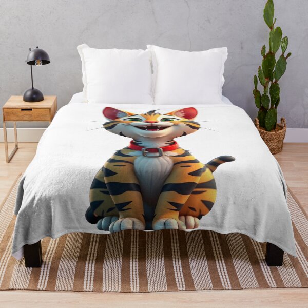 Item preview, Happy Tiger Striped Cat Cute Orange Tabby Kitten designed and sold by HoMya.