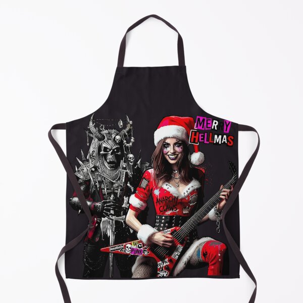 Item preview, Merry Hellmas Skeleton Warrior Rocker Girl designed and sold by Voodoo Store Paranormal Collections.