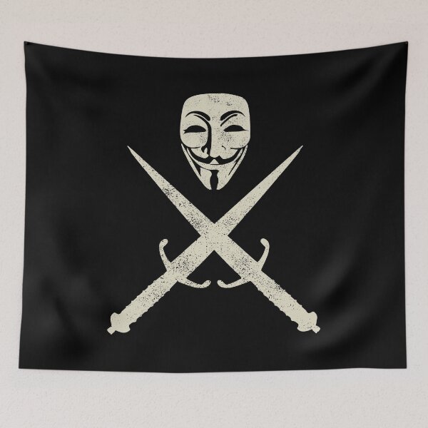 Item preview, Remember Remember The Fifth Of November - Guy Fawkes Mask & Crossed Daggers designed and sold by justypun.