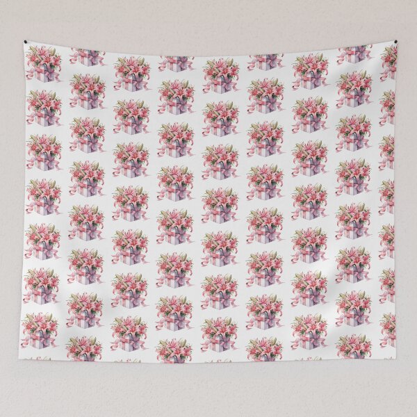 Item preview, Pink Lily Gift | Elegant Floral Aesthetic Art designed and sold by Mandayartstudio.