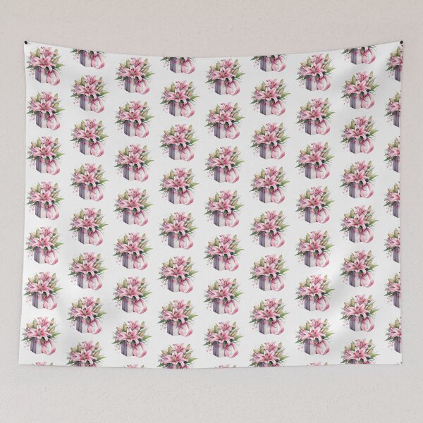 Item preview, Pink Lily Gift | Elegant Floral Aesthetic Art designed and sold by Mandayartstudio.