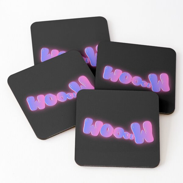 Item preview, WOW 3D Bubble Letters Pop Art Typography designed and sold by Detroja Typography.