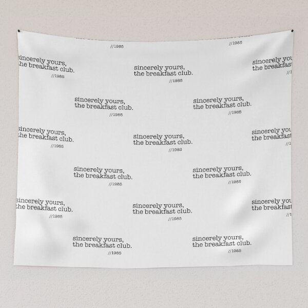 Item preview, Sincerely Yours The Breakfast Club designed and sold by avaletgozzo.