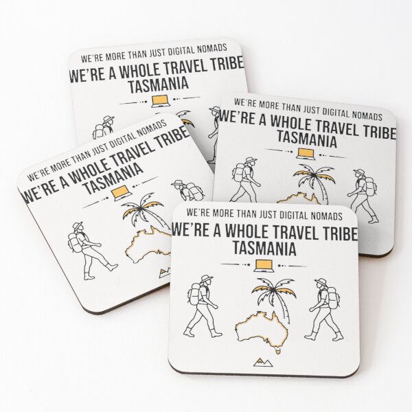 Item preview, Tasmania Digital Nomad Travel Tribe Hiking designed and sold by Yellowriversss.