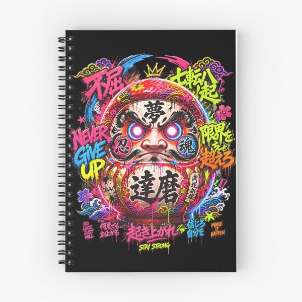 Item preview, Neon Daruma – Japanese Street Graffiti designed and sold by RH Design Lab.