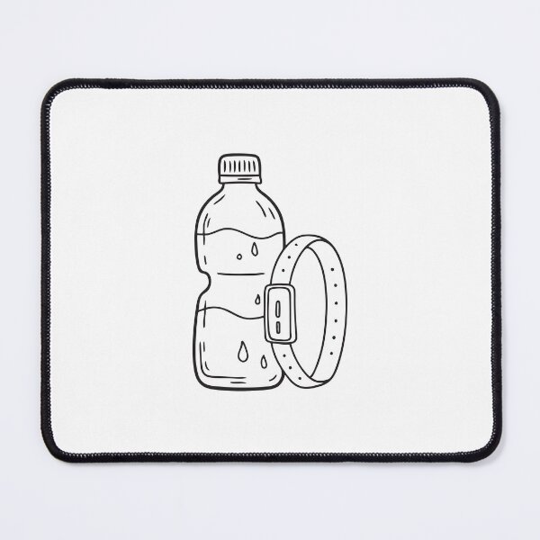 Item preview, A wristband close to a water bottle with condensation designed and sold by rasagamastore.