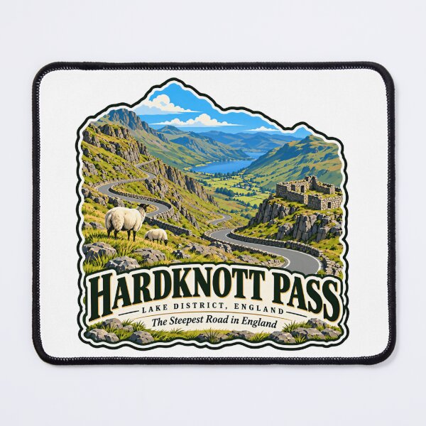 Item preview, Hardknott Pass Lake District England The Steepest Road In England UK Travel Souvenir designed and sold by JasonStars123.