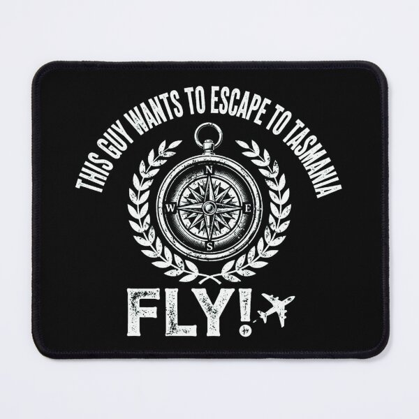 Item preview, Guy Escape Tasmania Compass Vintage Fly Adventure designed and sold by Yellowriversss.