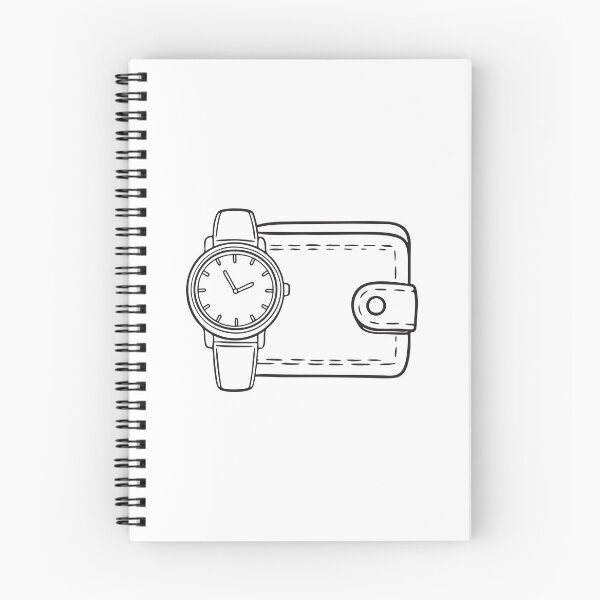Item preview, A wristwatch beside a wallet made of leather designed and sold by rasagamastore.