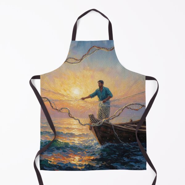 Item preview, Sunset Fisherman designed and sold by Undersea Ai Art.
