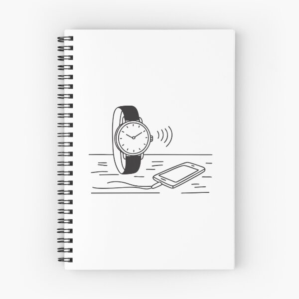 Item preview, A wristwatch close to a phone charging on the desk designed and sold by rasagamastore.