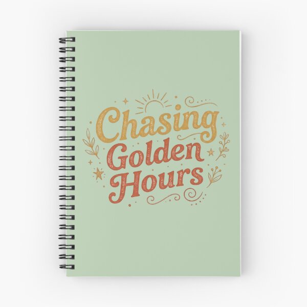 Item preview, Chasing Golden Hours – Aesthetic Sunset Quote designed and sold by WallMuseStudio .