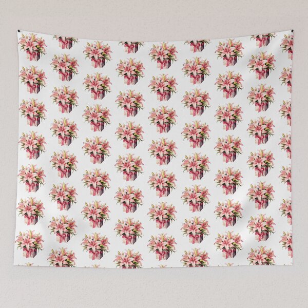 Item preview, Pink Lily Gift | Elegant Floral Aesthetic Art designed and sold by Mandayartstudio.