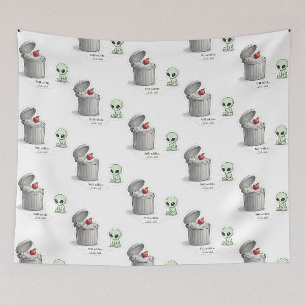 Item preview, Still Edible - Alien Blogger designed and sold by micorilote.