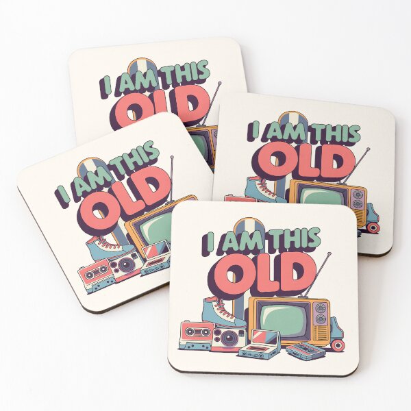 Item preview, I Am This Old Retro Technology Icons Vintage Media Memories designed and sold by Colorfulman.