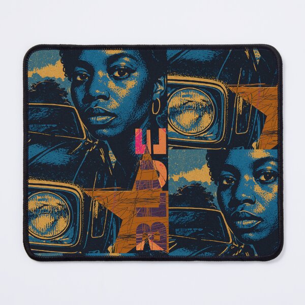 Item preview, Funky Blue Portrait Design designed and sold by Lifer Art and Design.