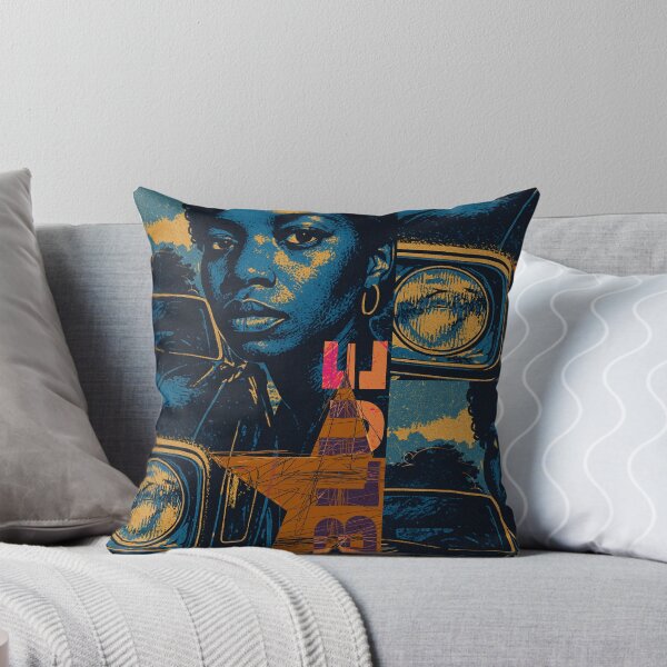 Item preview, Funky Blue Portrait Design designed and sold by Lifer Art and Design.