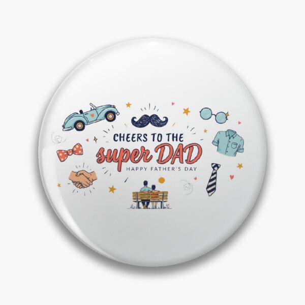 Item preview, Cheers to the Super Dad Happy Fathers Day Gift Design designed and sold by Craft99.
