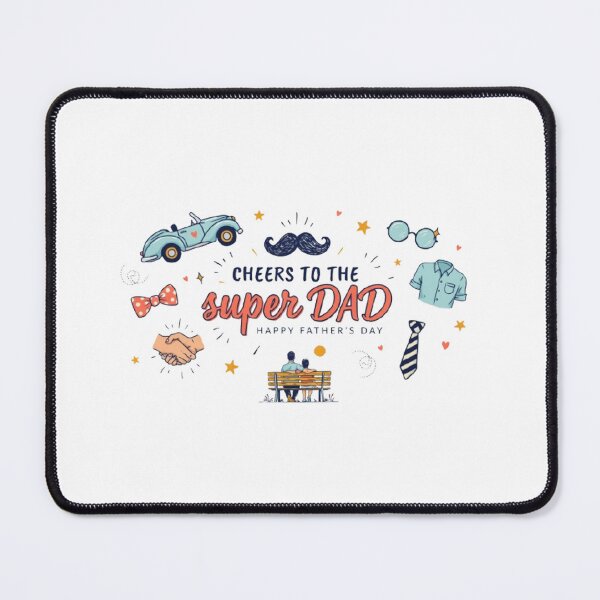 Item preview, Cheers to the Super Dad Happy Fathers Day Gift Design designed and sold by Craft99.