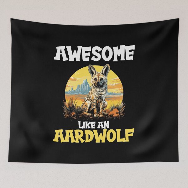 Item preview, Aardwolf Proteles Hyena Safari Mammal (17) designed and sold by robinnacallanyi.