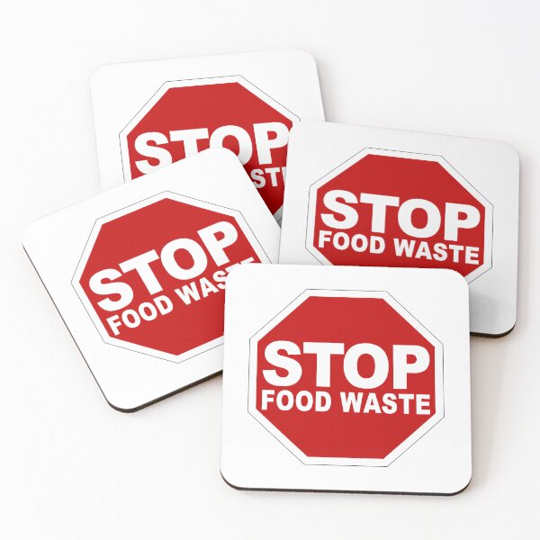 Item preview, Stop Food Waste (Stop Wasting Food  Stop Road Sign  Viral Quote About Reducing Food Waste) designed and sold by micorilote.