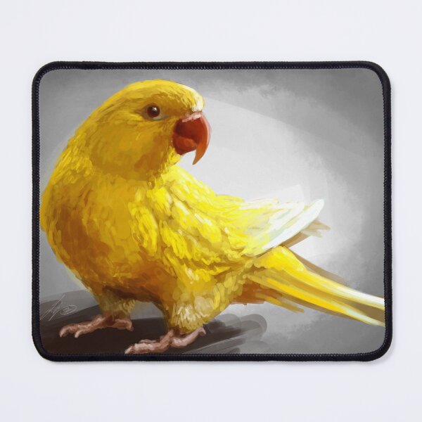 Item preview, Yellow Indian Ringneck designed and sold by ArtByJaime1843.
