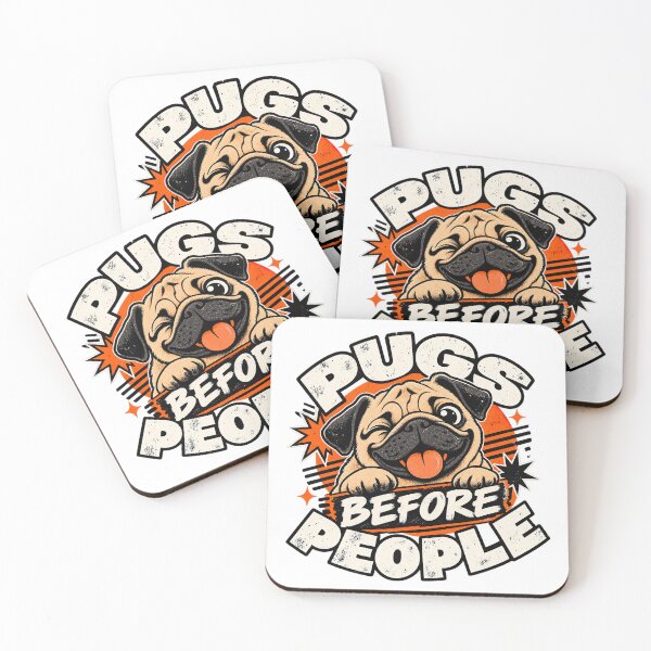 Item preview, Funny Pug Quote, Pugs Before People Funny Introvert Pug Lover, Pum Mom Gift designed and sold by graphic-genie.