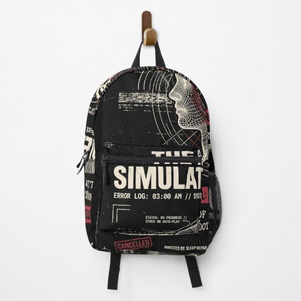 Item preview, The Reality Simulation Error Binge Watching 3 AM Movie Quote Retro Sci-Fi designed and sold by Mircea786.