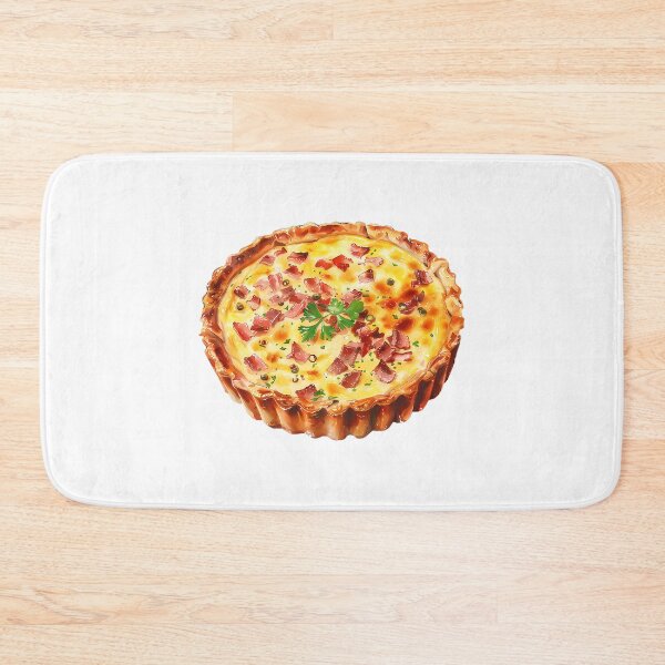 Item preview, Watercolor Quiche Lorraine designed and sold by micorilote.