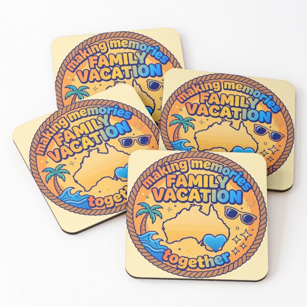 Item preview, Family Vacation Australia Map Heart Tasmania Memory designed and sold by Yellowriversss.