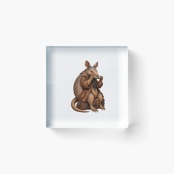 Item preview, Traveling Armadillo Harmonica Player designed and sold by Mono.fi Studios.