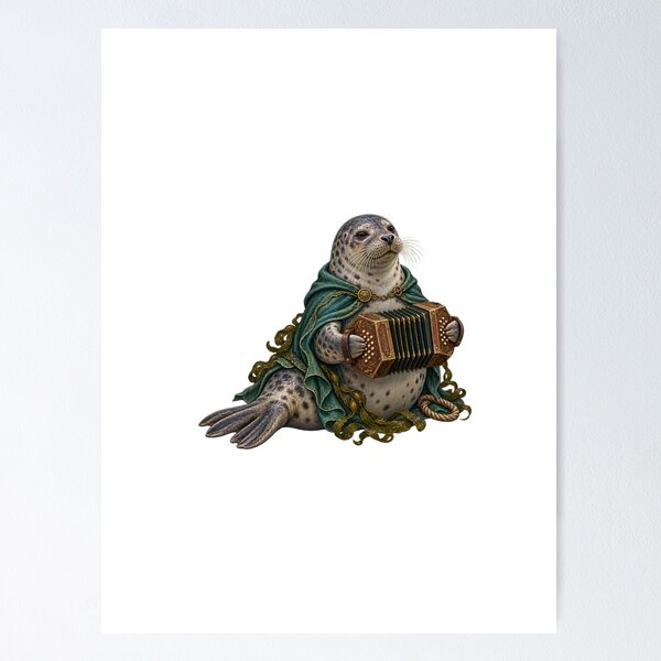 Item preview, Harbor Seal Concertina Player designed and sold by Mono.fi Studios.