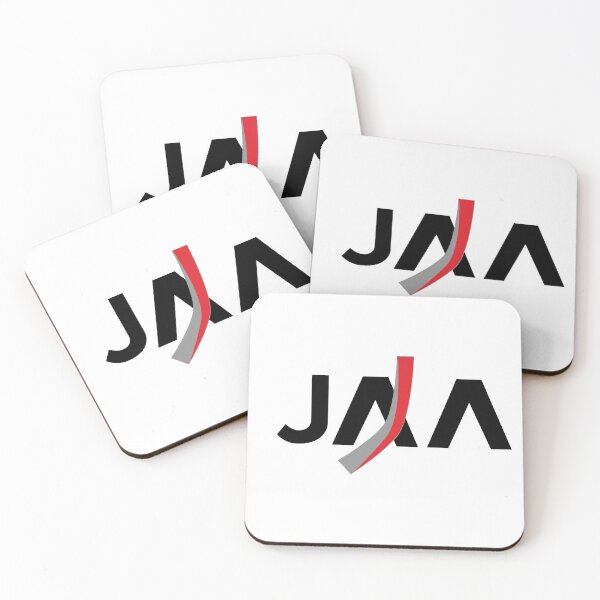 Item preview, Japan Asia Airways JAA Logo with Red and Gray Swoosh on White Background designed and sold by Myvollshoes.