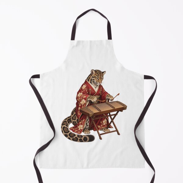 Item preview, Clouded Leopard Playing a Hammered Dulcimer designed and sold by Mono.fi Studios.