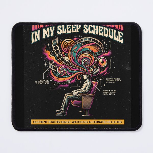Item preview, The Multiverse Is A Glitch In My Sleep Schedule Retro Sci-Fi Psychedelic designed and sold by Mircea786.