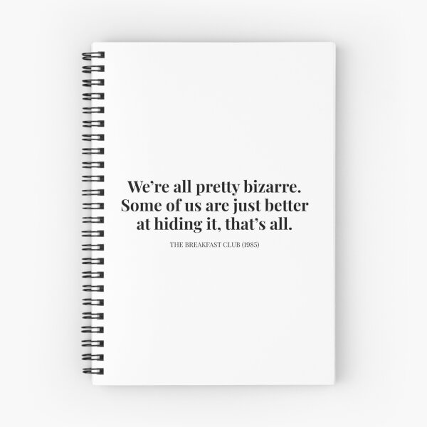 Item preview, The Breakfast Club (1985) Andrew Bizarre Quote designed and sold by avaletgozzo.