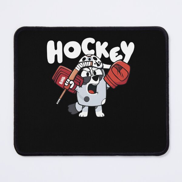 Item preview, Bluey Hockey Goaliee Cartoon  designed and sold by Kleinpixel.