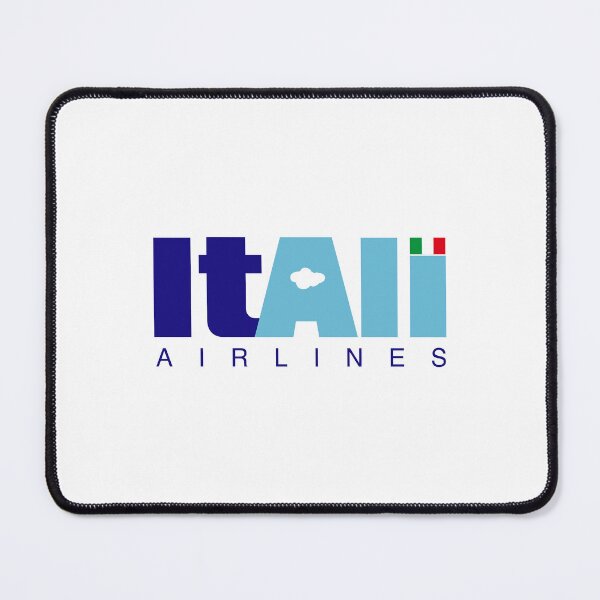 Item preview, ItAli Airlines Logo with Italian Flag Accent in Blue Lettering on White Background designed and sold by Myvollshoes.