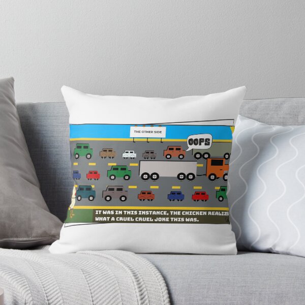 Item preview, Why'd the Chicken Cross the Road? designed and sold by OopsOddities.