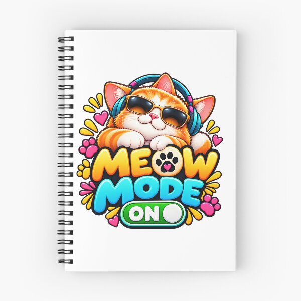 Item preview, Meow Mode On Funny Cat Lover Design designed and sold by dlgrowthmedia.