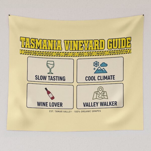 Item preview, Tasmania Vineyard Guide Slow Tasting Cool Climate designed and sold by Yellowriversss.