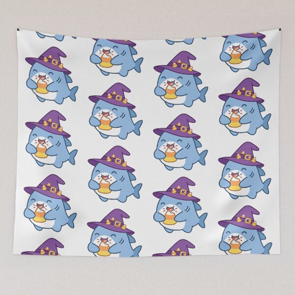 Item preview, Shark eating candy corn designed and sold by Kimicute.