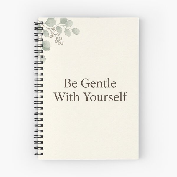 Item preview, Be Gentle With Yourself | Mindfulness Quote Print designed and sold by Zaramodo.
