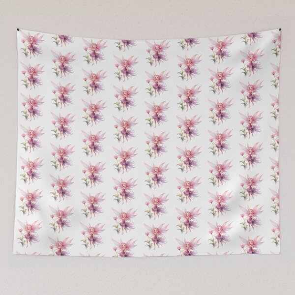 Item preview, Pink Lily Fairy | Elegant Floral Aesthetic Art designed and sold by Mandayartstudio.